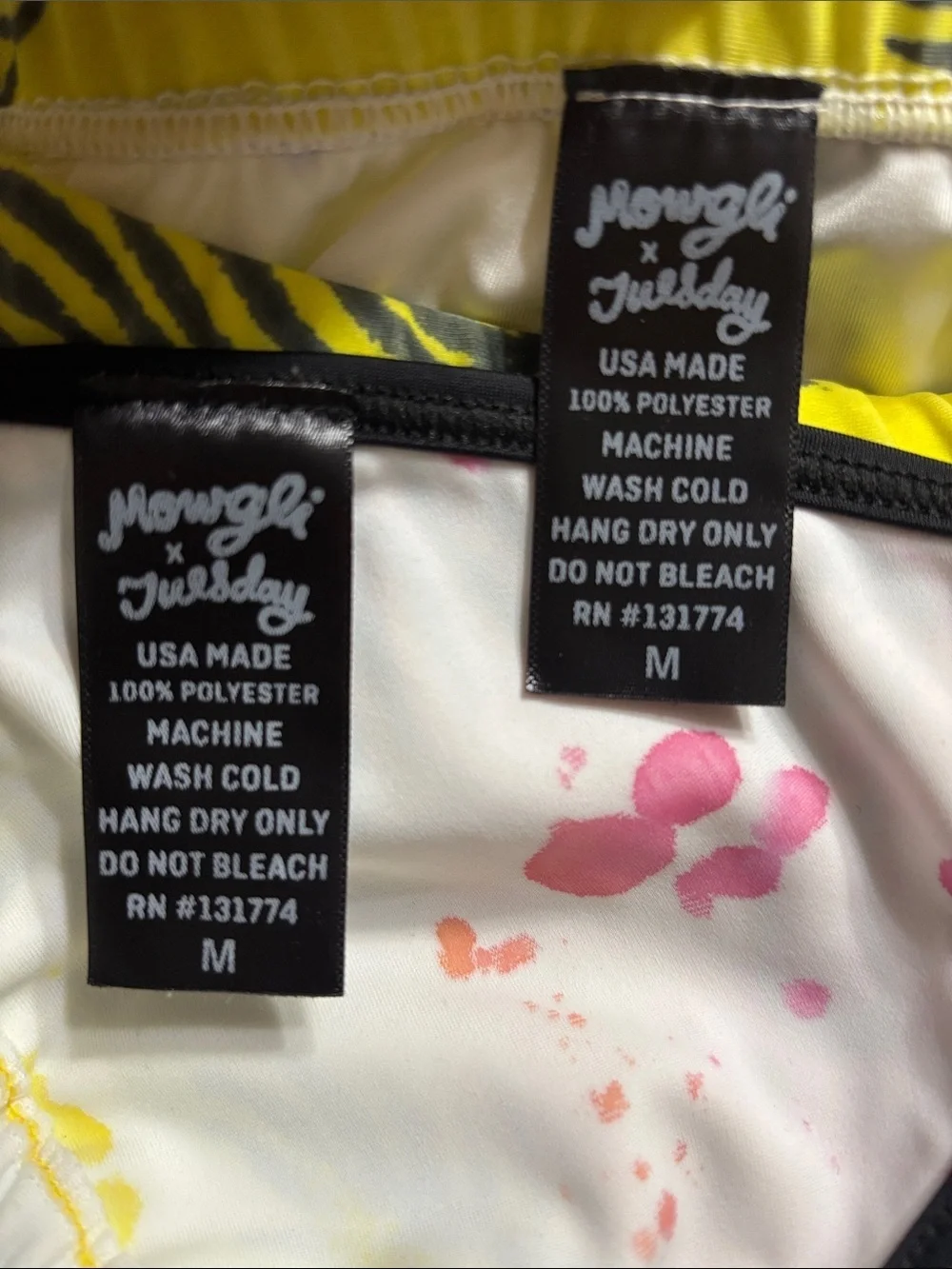 RARE Mowgli Surf + Tuesday Bassen Bikini Set 2016 Collab Limited Medium